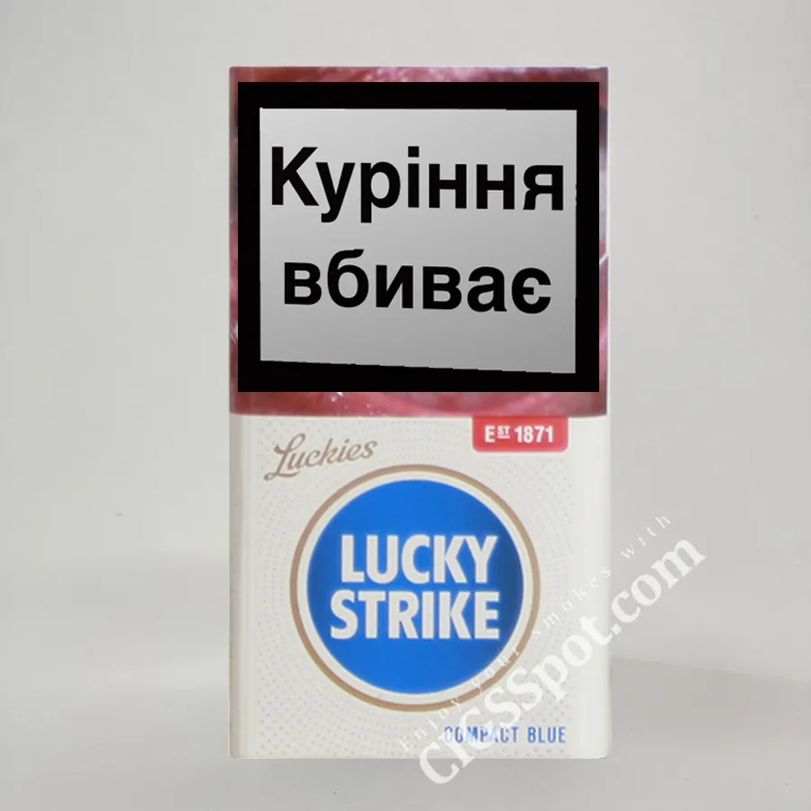 Buy Lucky Strike Compact Blue cigarettes online - Lucky Strike