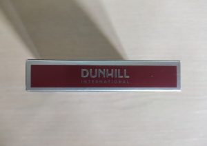 Dunhill International Menthol 20 100s Cigarettes Wide Flat Hard Box