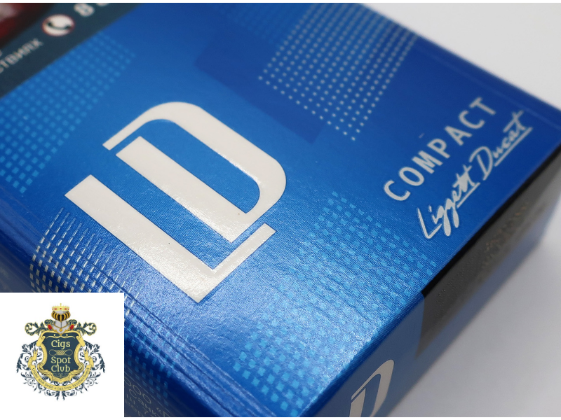 Image 1: Double pack of LD Blue Compact cigarettes.