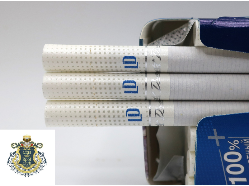 LD Blue Compact tobacco blend close-up