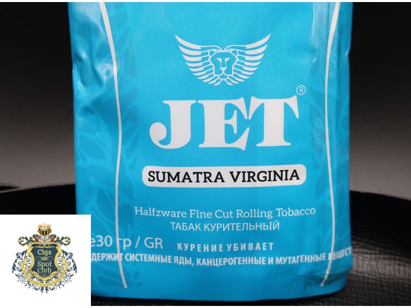 JET Sumatra Virginia roll-your-own tobacco.