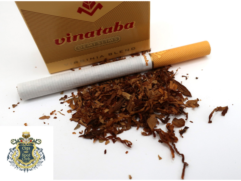 Close-up of Vinataba Demi Slims sticks