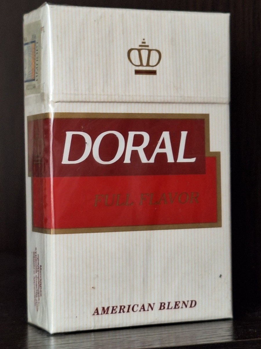 Vintage Doral filter design from the 1990s