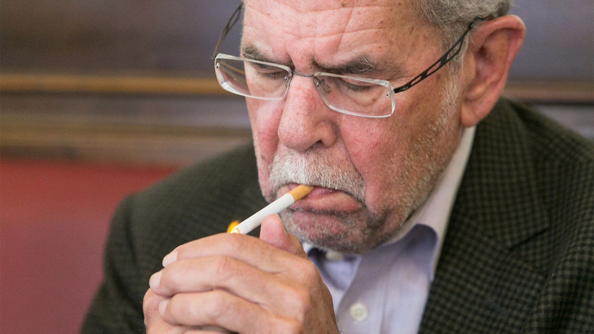 A quiet moment reflecting on quitting smoking