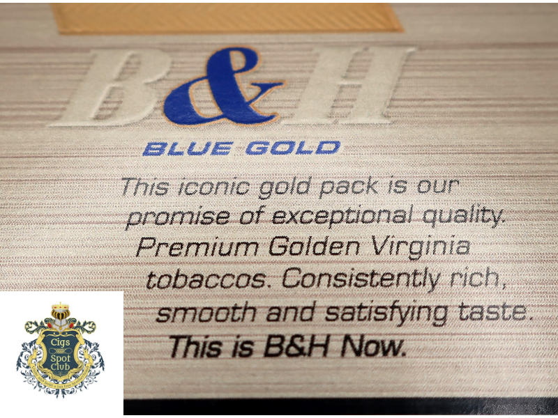 Benson & Hedges Blue Gold cigarettes pack