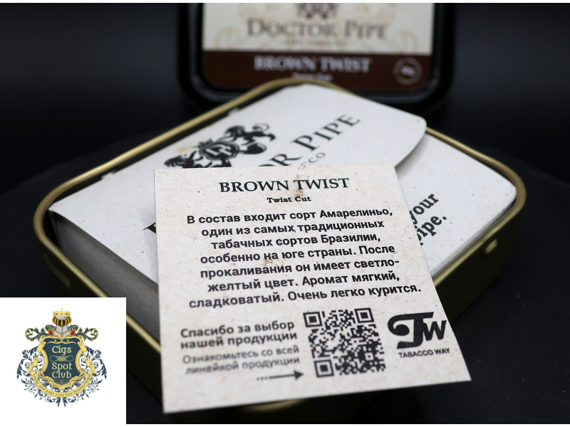 Doctor Pipe Brown Twist rope tobacco
