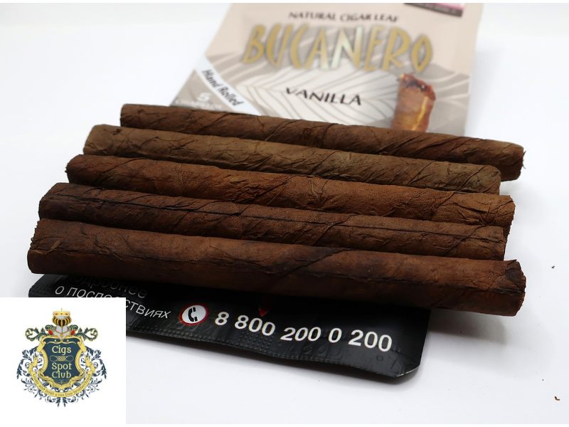 Bucanero Vanilla cigarillos detail