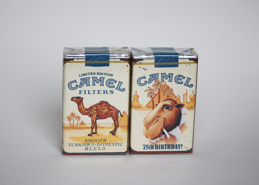 Camel cigarettes pack from the 1990s
