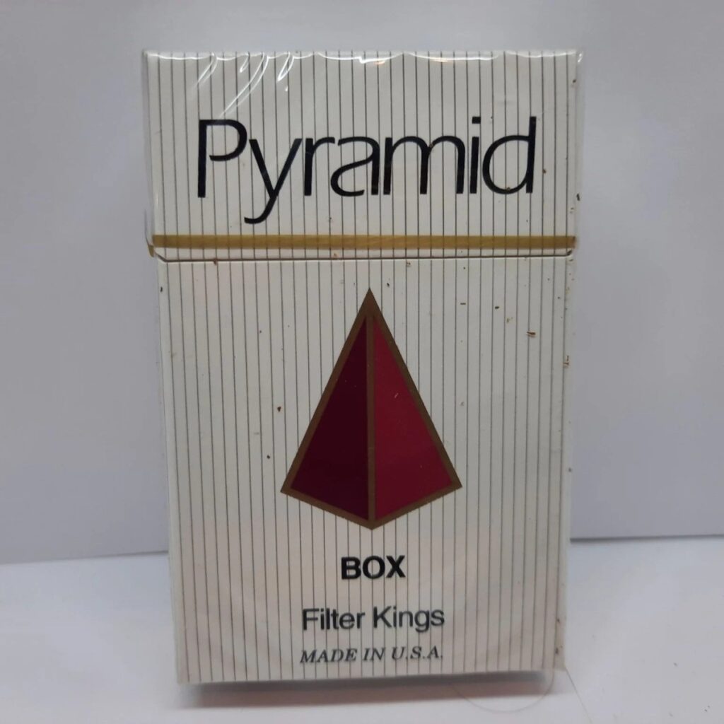 Pyramid cigarettes pack from the 1990s